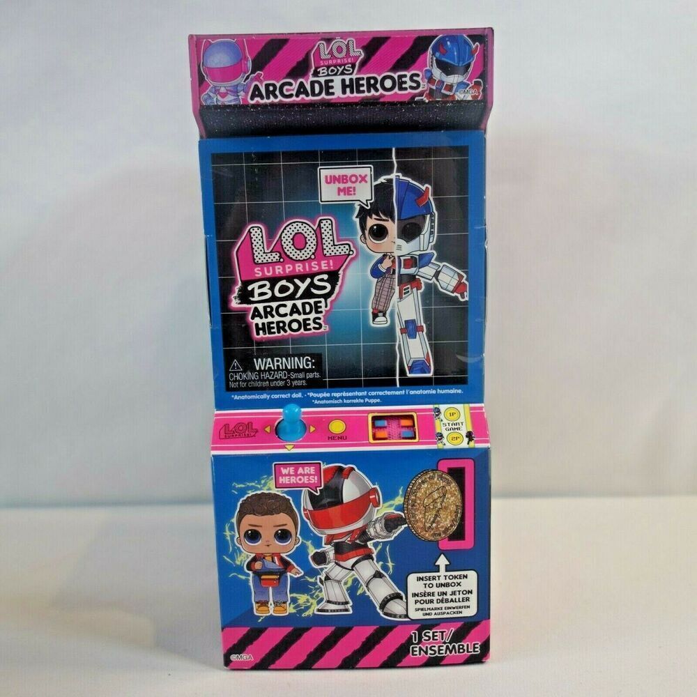 NEW In Box LOL Surprise Boys Arcade Heroes Titanium Gear Guy